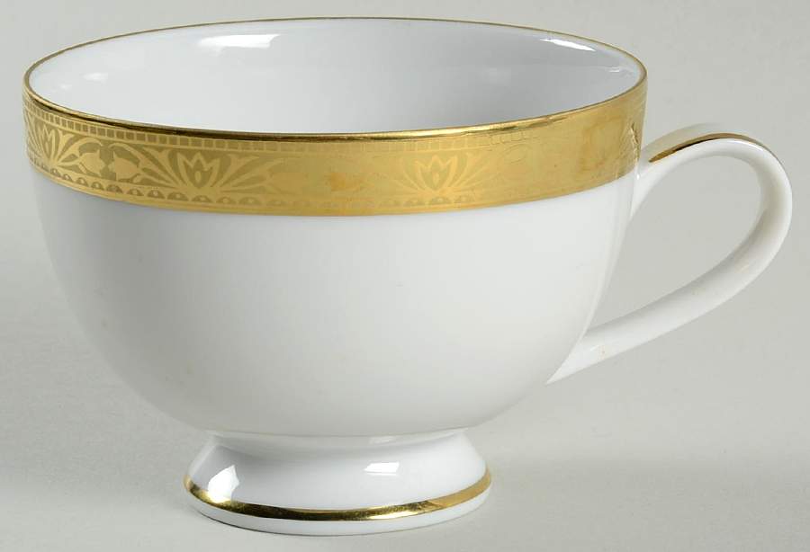 Etched in Gold Footed Cup by Spiegel China-1