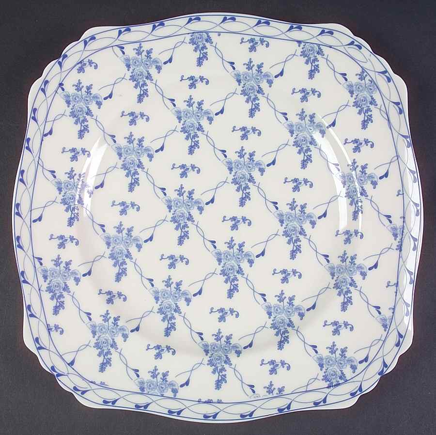 Rose Brocade Dinner Plate by Skye Mcghie-1