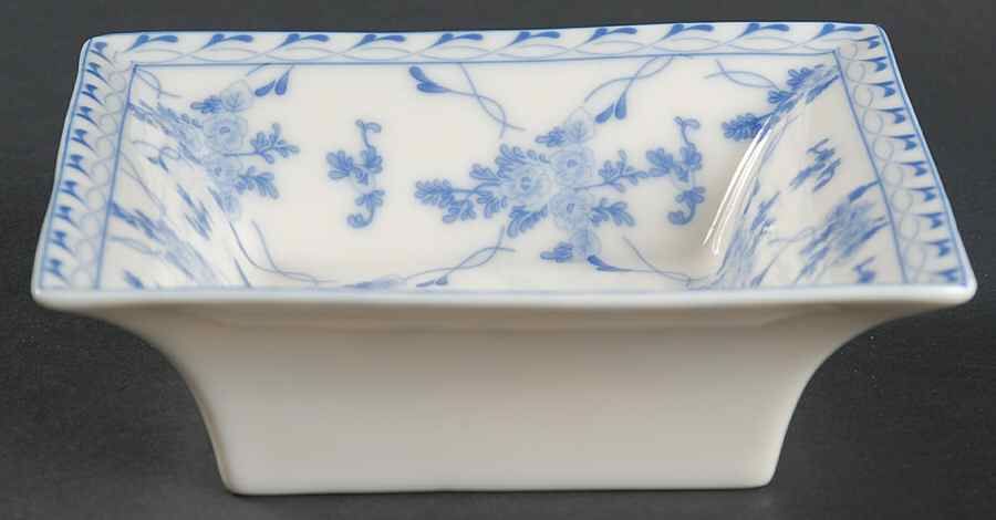 Rose Brocade 5" Square Dish by Skye Mcghie-1