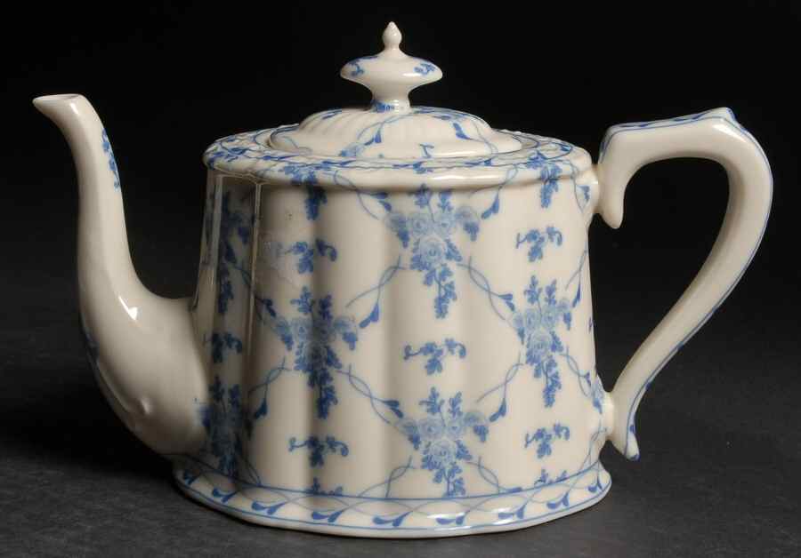 Rose Brocade Teapot & Lid by Skye Mcghie-1