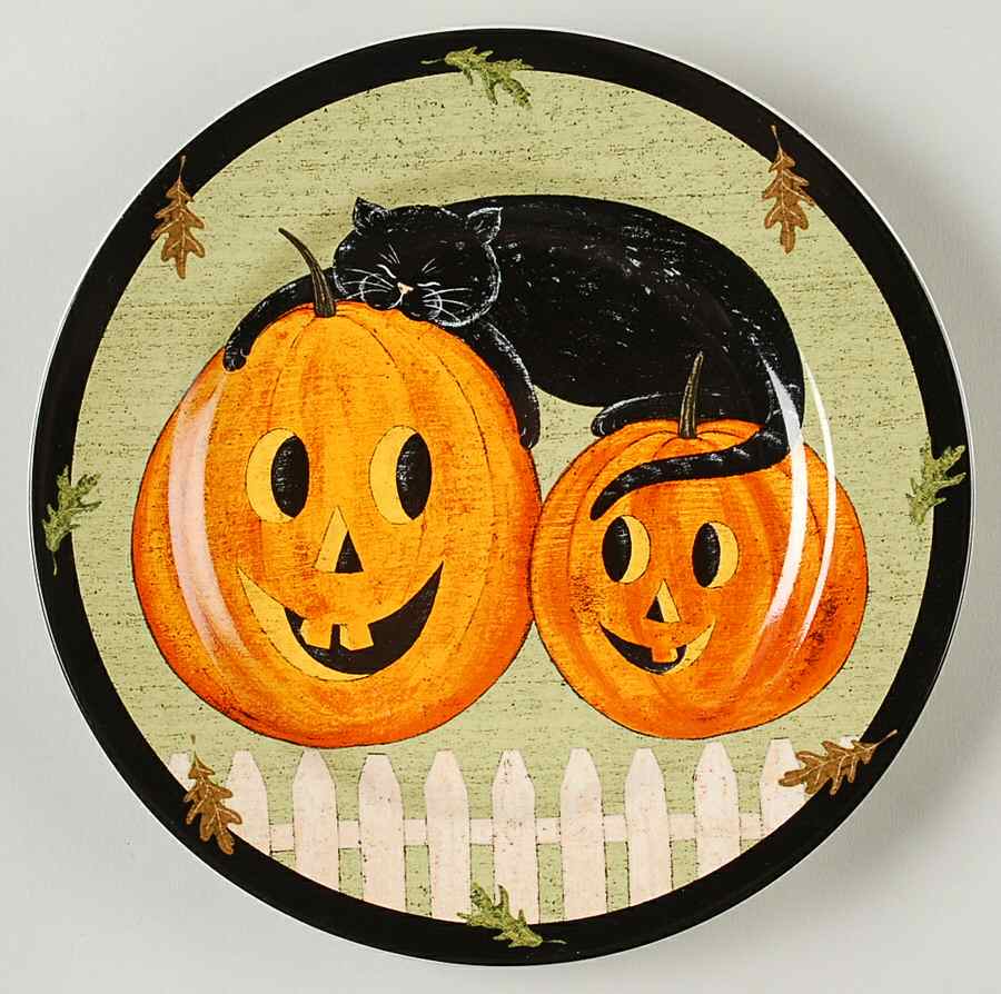 Pumpkin Dreams Salad Plate by Sakura-1