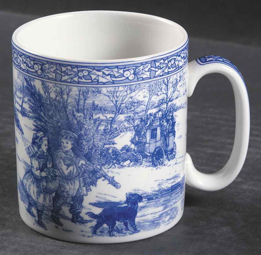 Victorian Annual Christmas 1995 Annual Christmas Mug by Spode-1