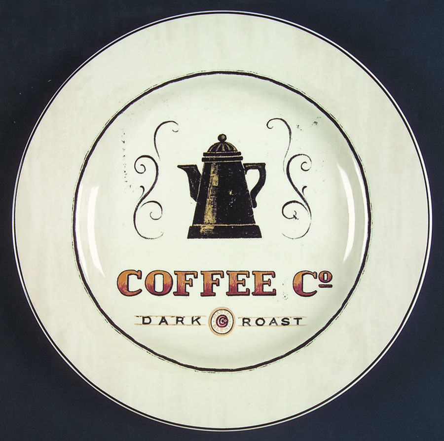 Coffee Break Dessert/Pie Plate by Sakura-1