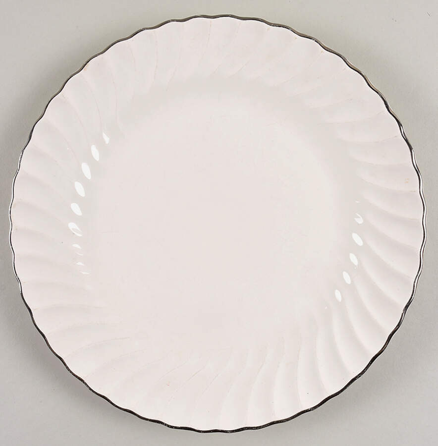Platinum Tiara Dinner Plate by Salem-1