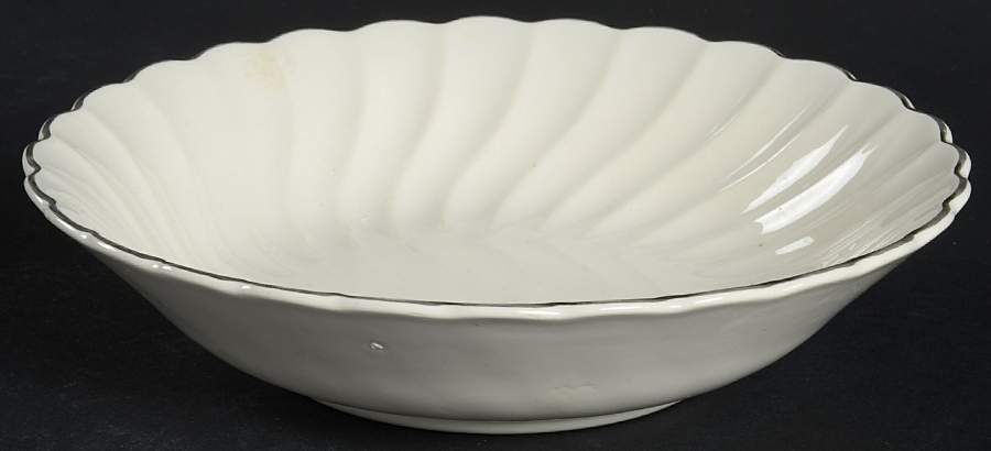 Platinum Tiara Coupe Cereal Bowl by Salem-1
