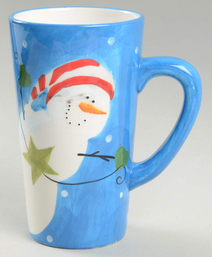 Cherry Snowman Latte Mug by Sakura-1