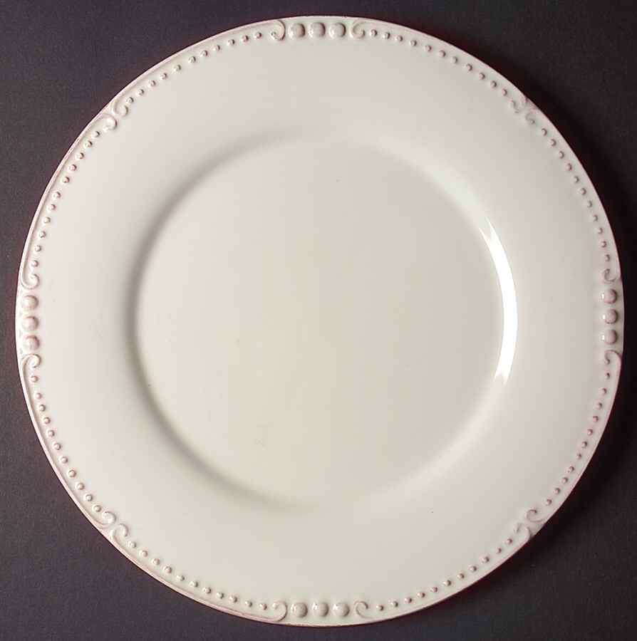 Isabella Ivory Service Plate (Charger) by Skyros-1
