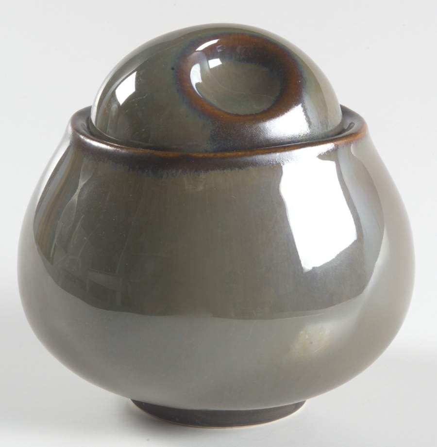 Concepts Avocado Sugar Bowl & Lid by Sango-1