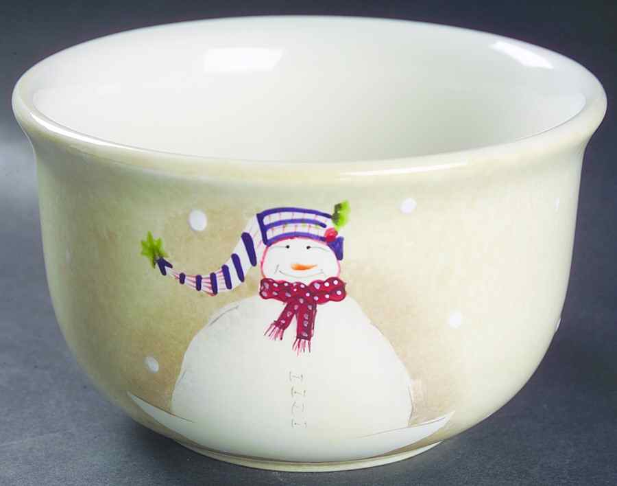 Snowmates Cream Soup/Cereal Bowl by Sakura-1