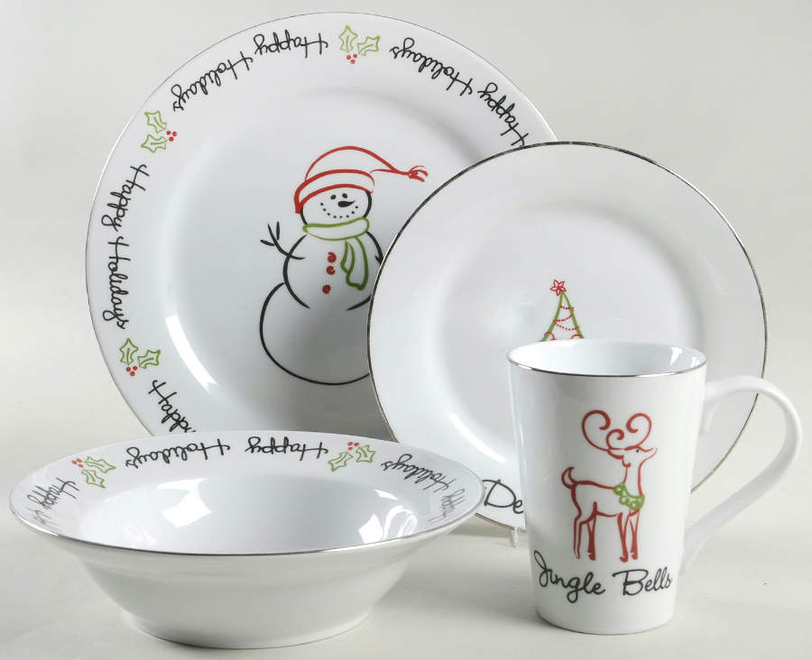 Tis the Season 4 Piece Place Setting by St Nicholas Square-1