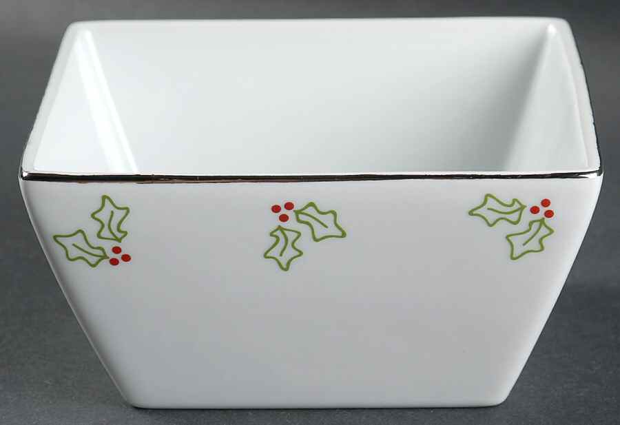 Tis the Season Square Cereal Bowl by St Nicholas Square-1