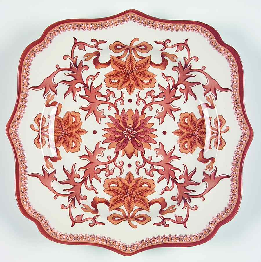 Home Accents Indian Red Buffet/Dessert Plate by Spode-1