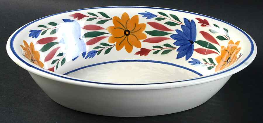 SQM6 9" Oval Vegetable Bowl by Societe Ceramique-1