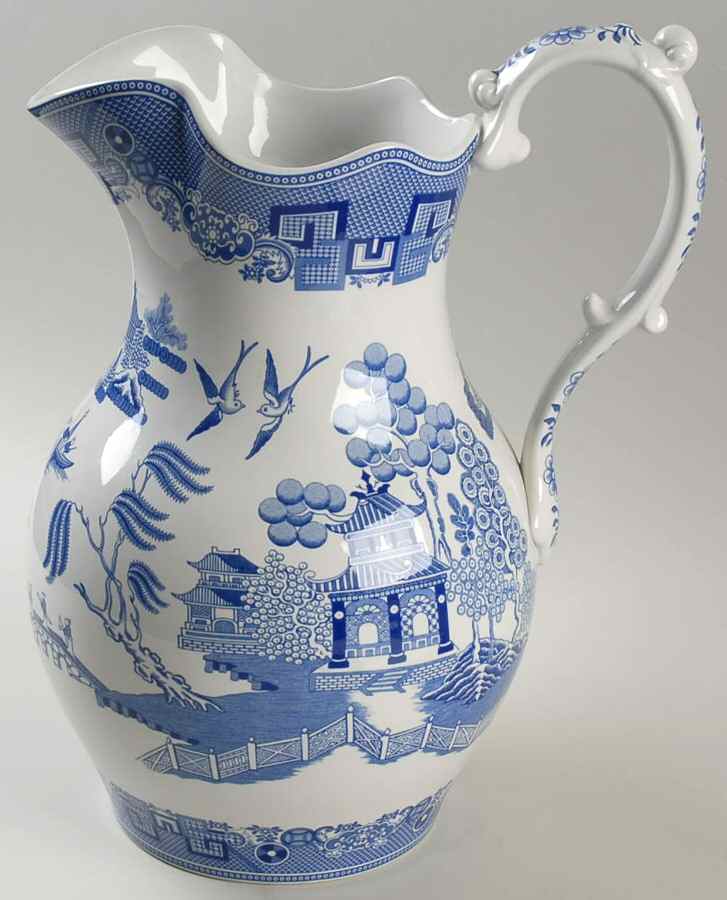 Blue Willow (Williams Sonoma) 140 Oz Pitcher by Spode-1