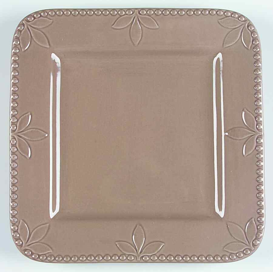 Sorrento Suede Square Dinner Plate by Signature-1