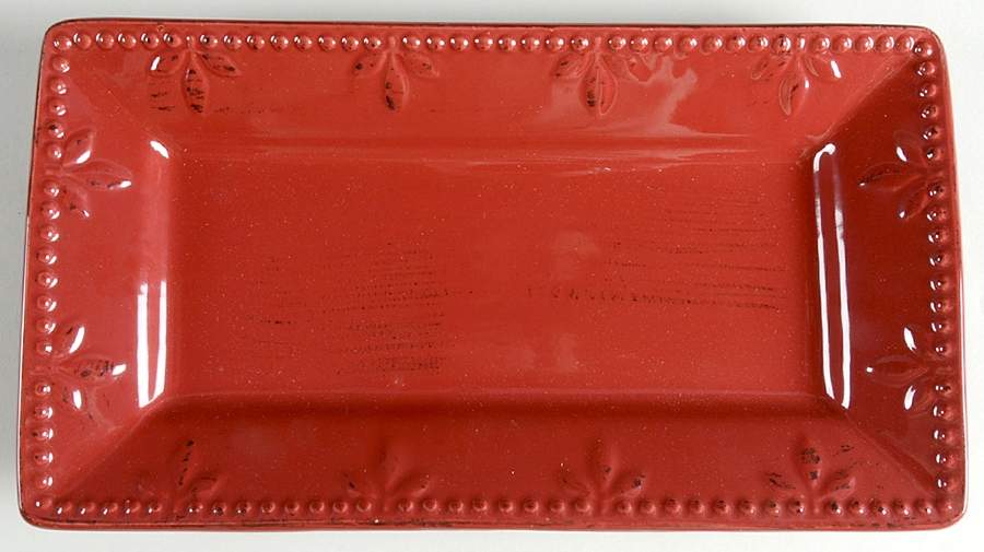 Sorrento Ruby Rectangular Tray 11" by Signature-1