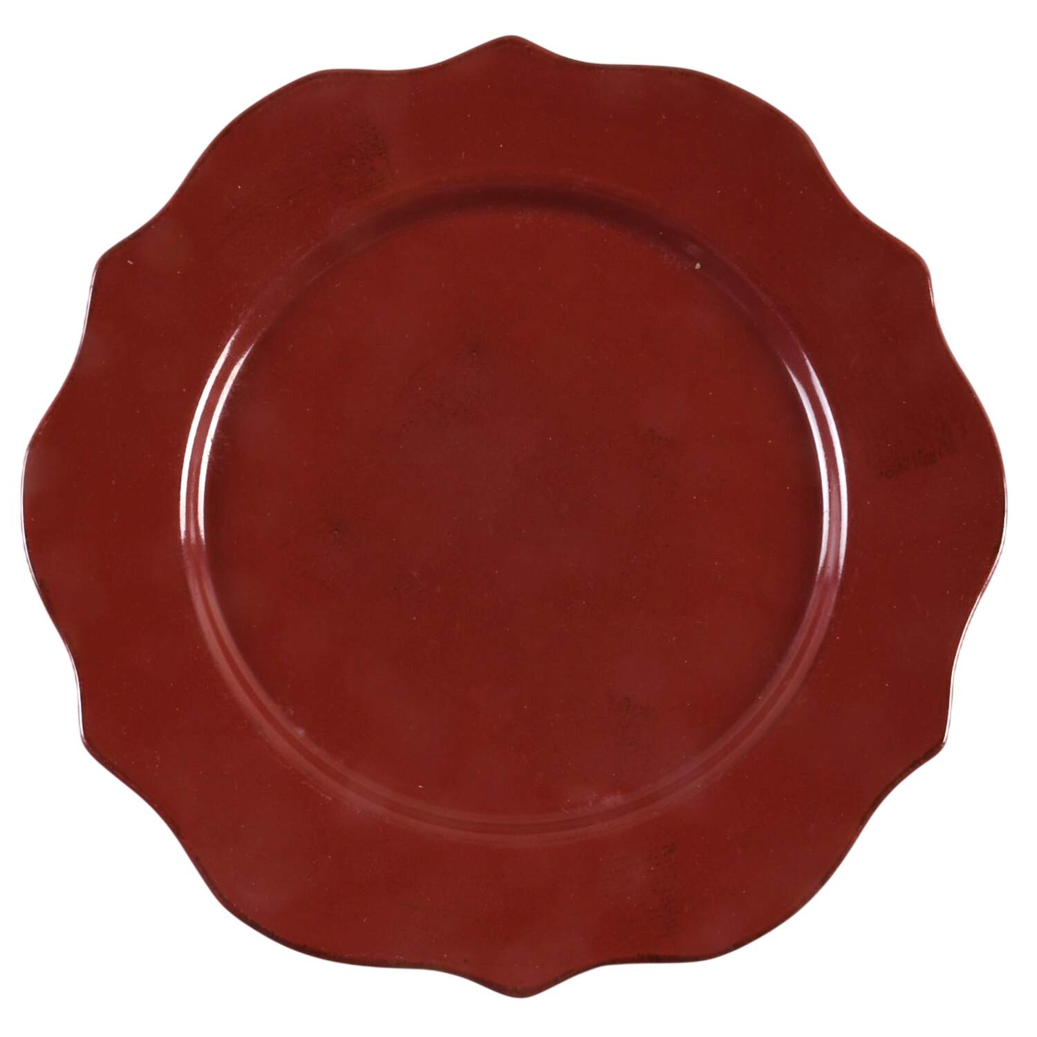 A la Carte Burgundy Salad Plate by Skye Mcghie-1