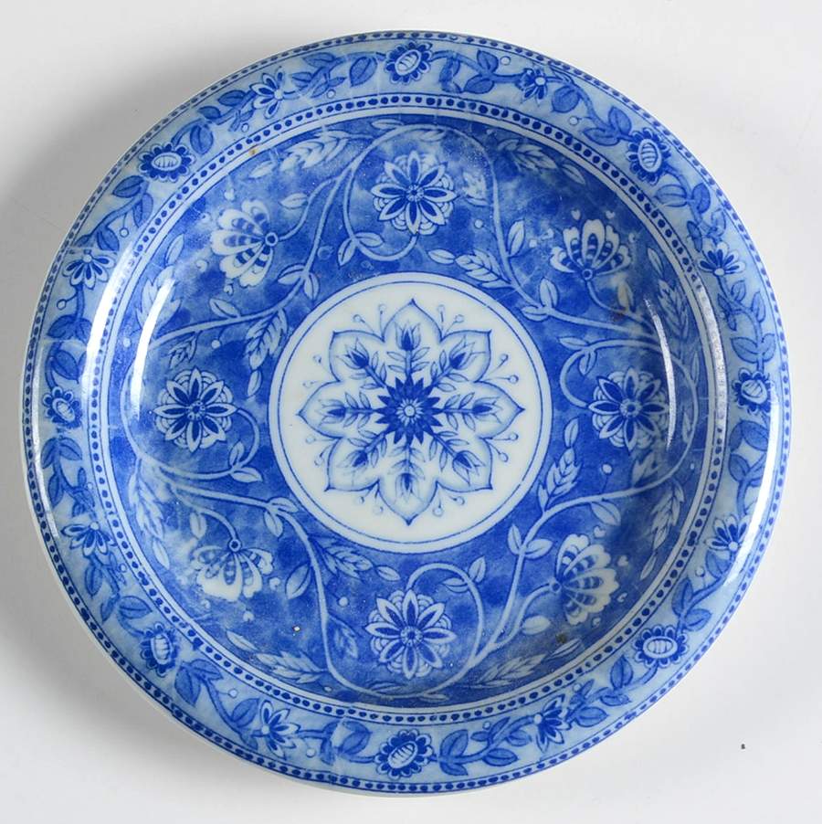 Blue Trevi Bread & Butter Plate by Sanyo-1