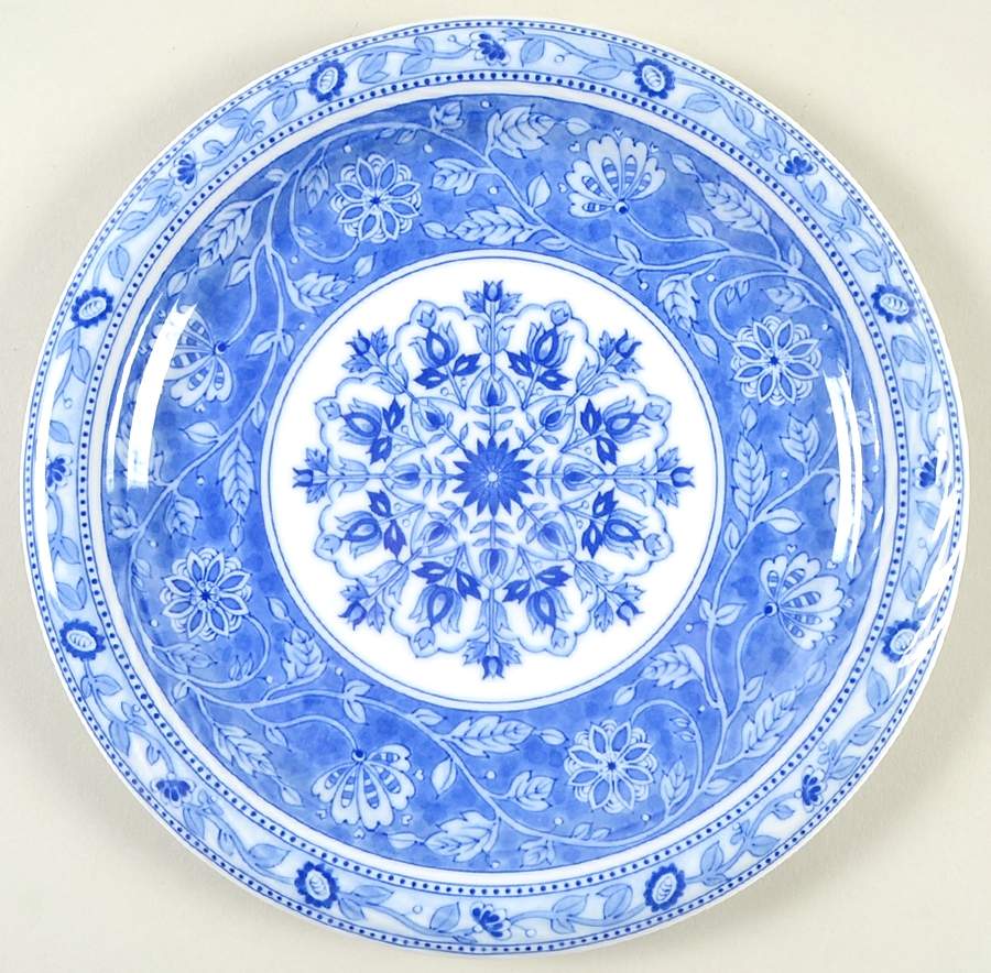 Blue Trevi Luncheon Plate by Sanyo-1
