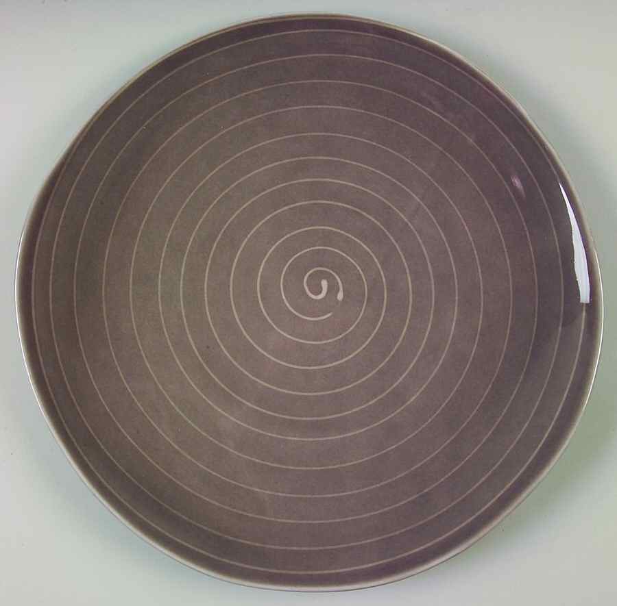 Spa Taupe Dinner Plate by Sasaki-1