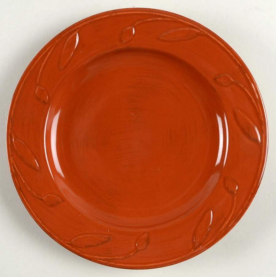Sorrento Paprika (Orange) Salad Plate by Signature-1