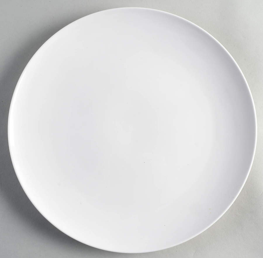 White Pearl 11" Chop Plate (Round Platter) by Studio D-1
