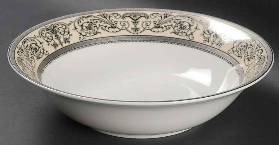 Platinum Ambrosia 9" Round Vegetable Bowl by Shinepukur Ceramics-1