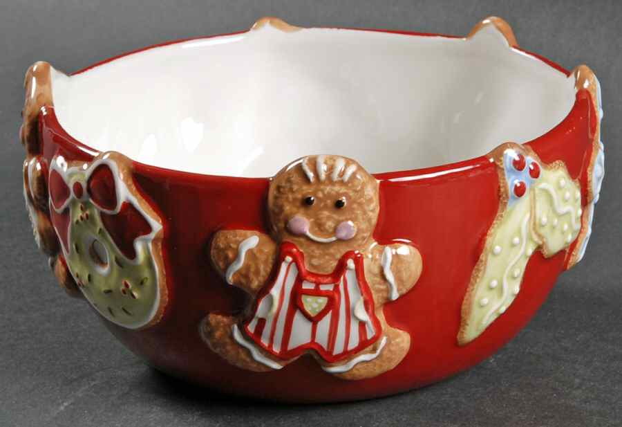 Homemade Holidays Soup/Cereal Bowl by St Nicholas Square-1