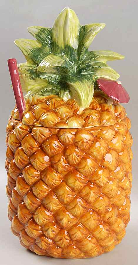 Tiki Figural Cookie Jar & Lid by Sakura-1