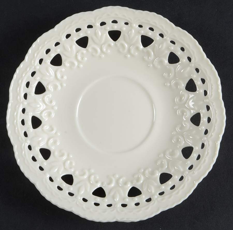 Cream Lace Saucer by Skye Mcghie-1