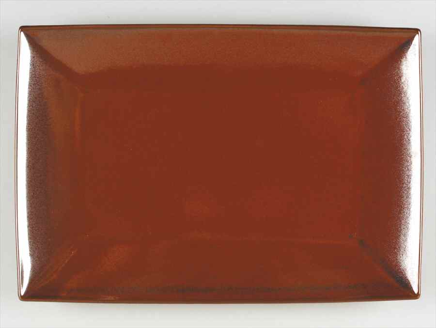 Simplicity Copper 15" Rectangular Serving Platter by Sasaki-1
