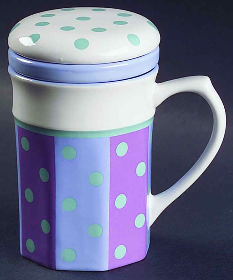 Afternoon Tea Mug with Lid & Infuser by Signature-1