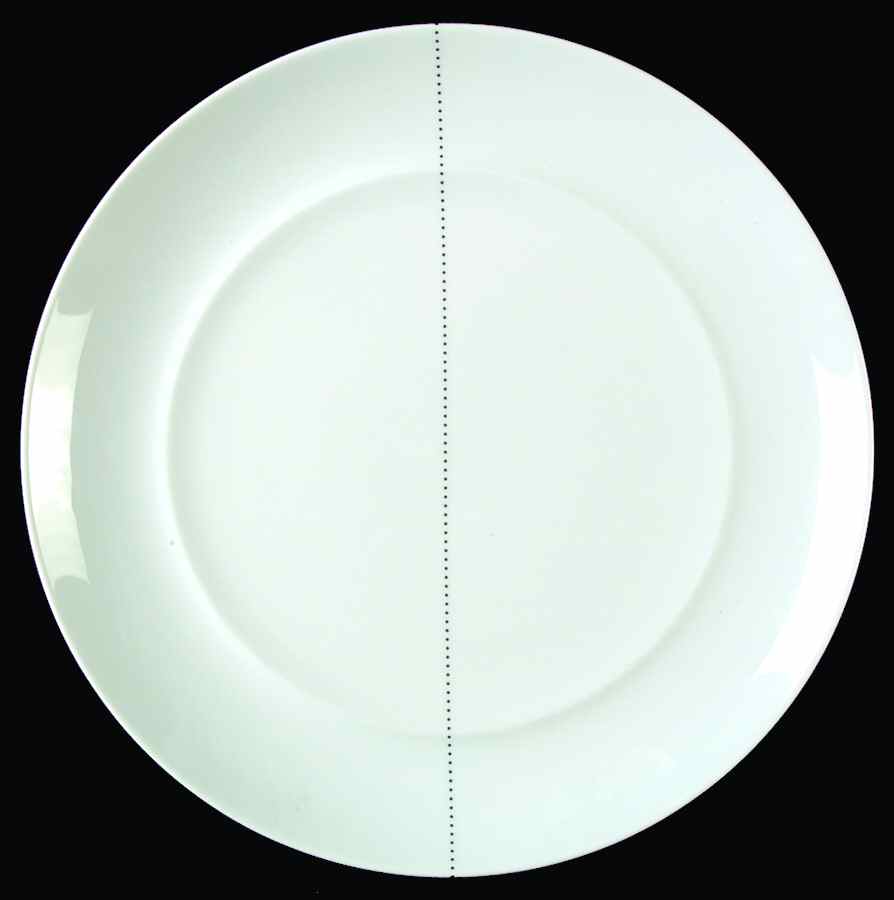 Simply Black Dinner Plate by Spal Porcelanas-1