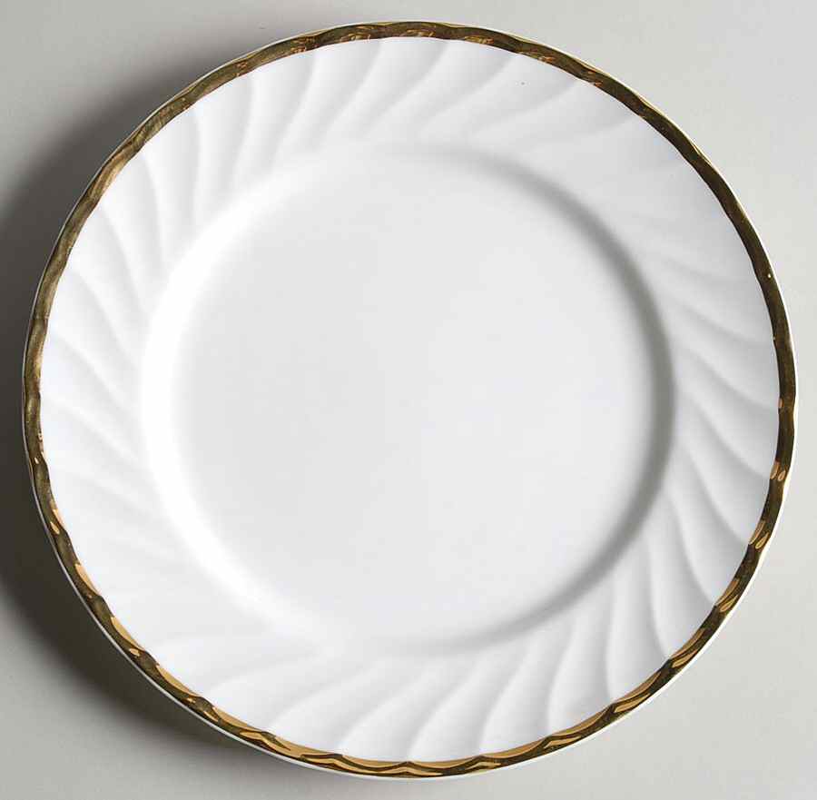 White Satin Dinner Plate by Shinepukur Ceramics-1