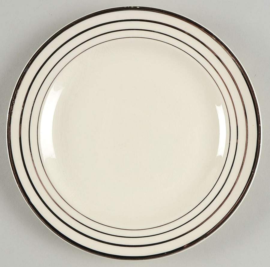 Platinum Alloy Salad Plate by Salem-1