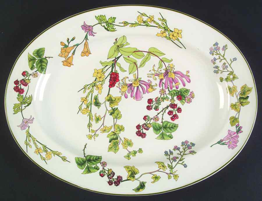 Sc1 14" Oval Serving Platter by Seagoe Ceramics-1