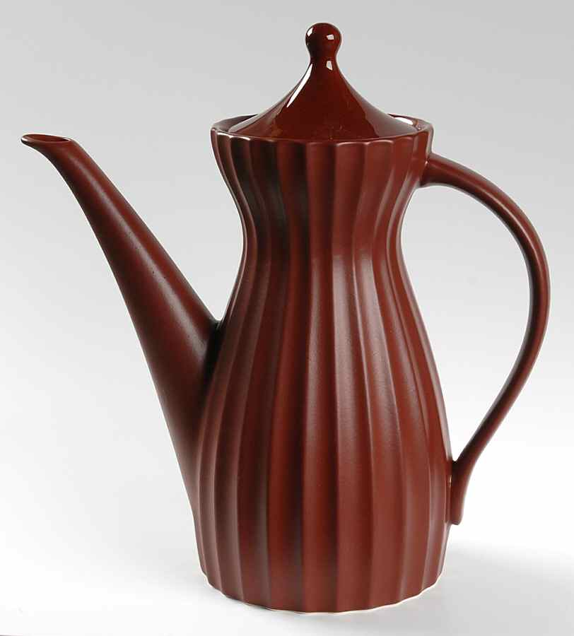 Dynasty Terra Cotta Coffee Pot & Lid by Sasaki-1