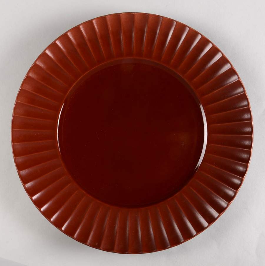 Dynasty Terra Cotta 12" Chop Plate (Round Platter) by Sasaki-1