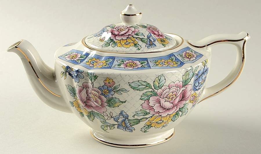 Victoria Teapot & Lid by Sadler-1