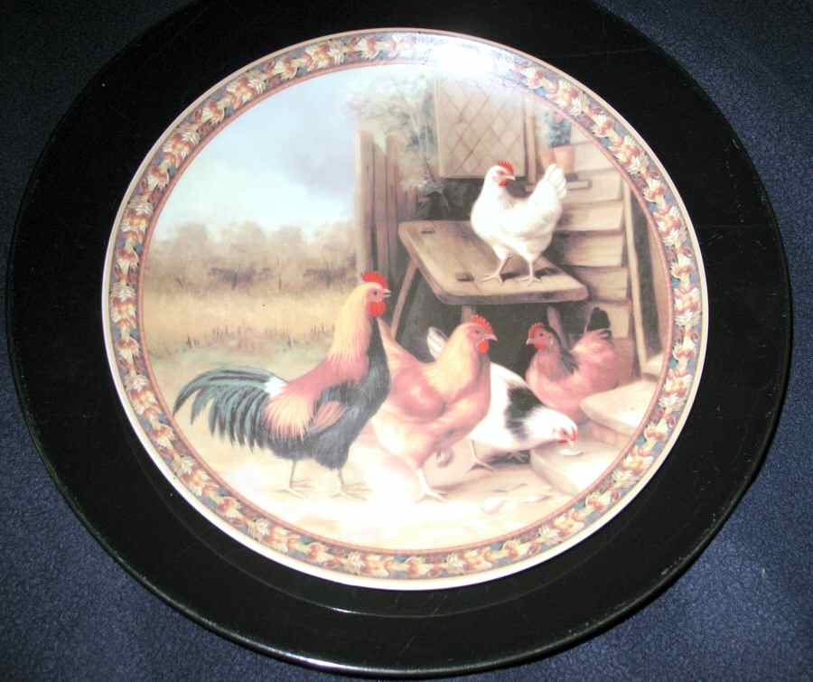 Free Range Chickens Dinner Plate by Signature-1