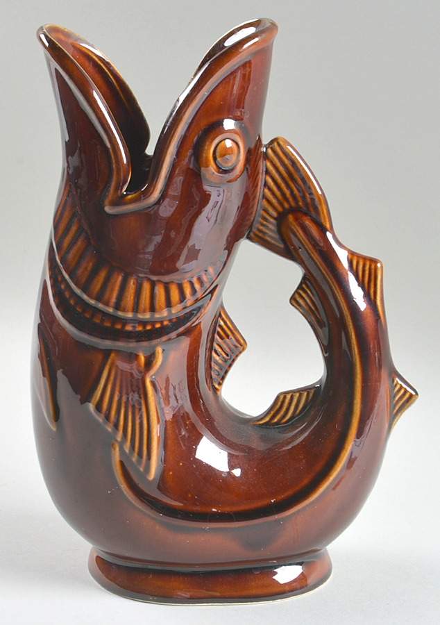 Gurgling Cod (Made In England or Wade) 32 Oz Pitcher by Shreve, Crump & Low-1