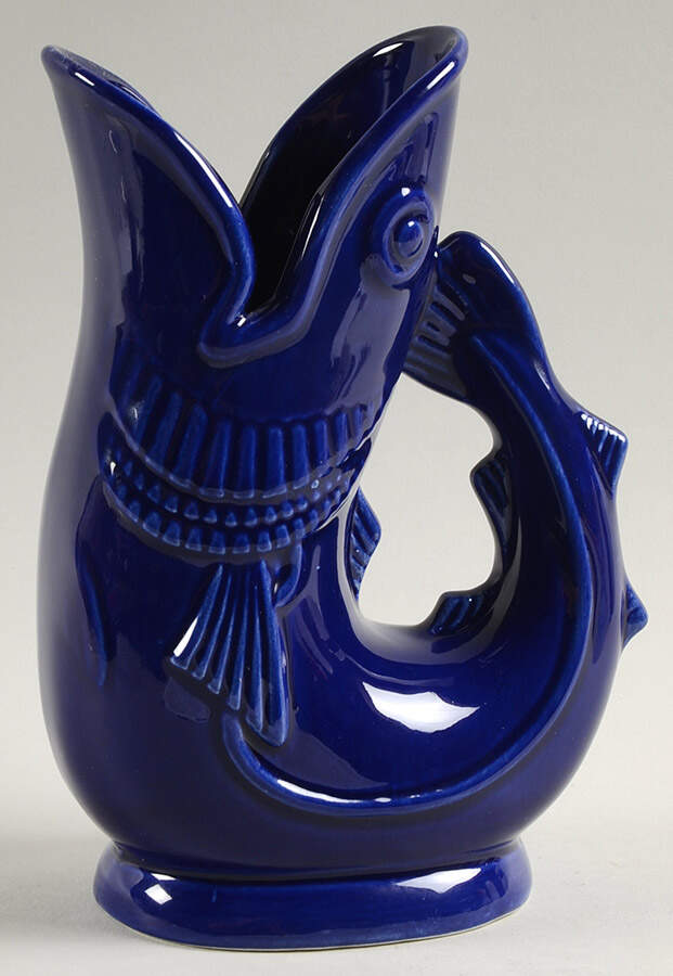 Gurgling Cod (Made In England or Wade) 12 Oz Pitcher by Shreve, Crump & Low-1