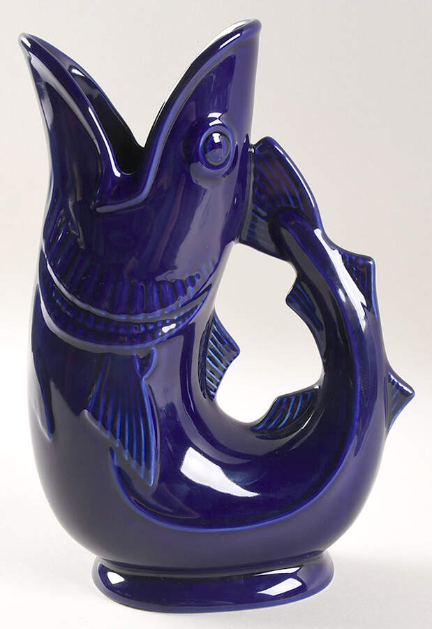 Gurgling Cod (Made In England or Wade) 32 Oz Pitcher by Shreve, Crump & Low-1