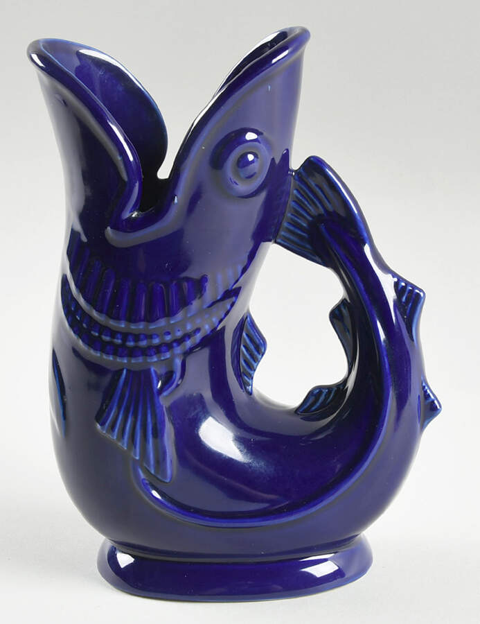 Gurgling Cod (Made In England or Wade) 8 Oz Pitcher by Shreve, Crump & Low-1