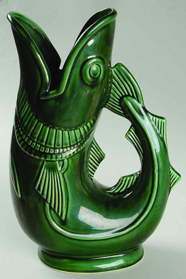 Gurgling Cod (Made In England or Wade) 32 Oz Pitcher by Shreve, Crump & Low-1