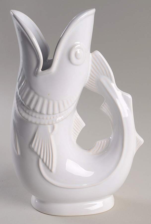 Gurgling Cod (Made In England or Wade) 32 Oz Pitcher by Shreve, Crump & Low-1