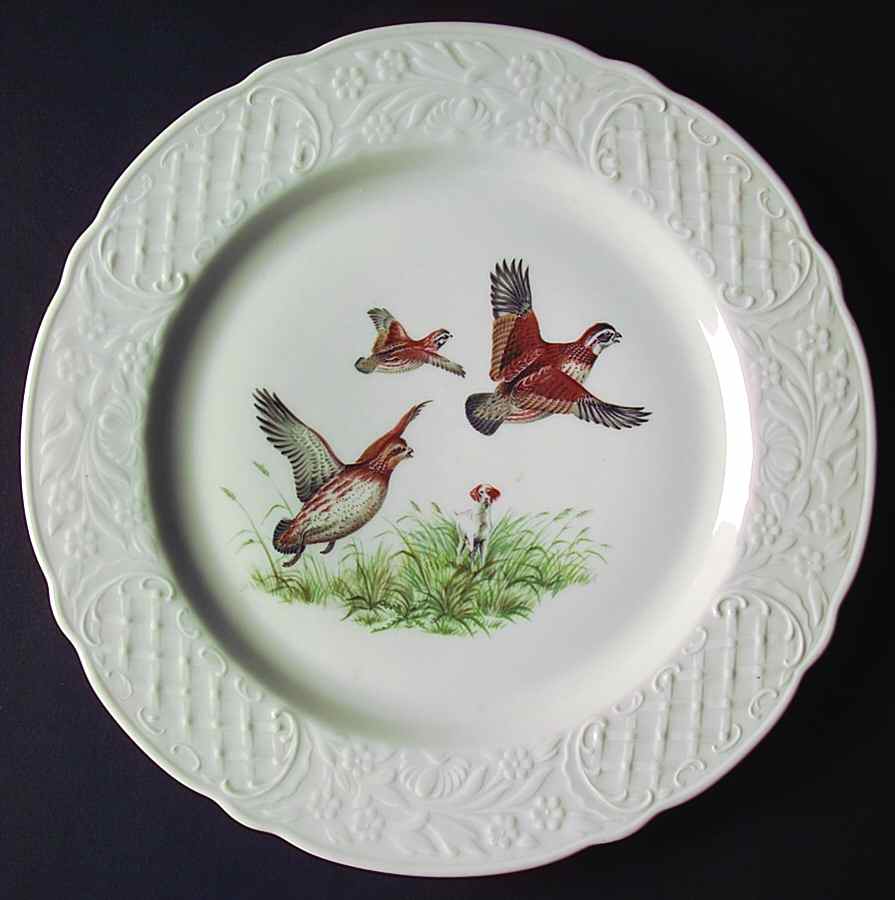 Game Birds (Scalloped) Dinner Plate by Schumann - Bavaria-1