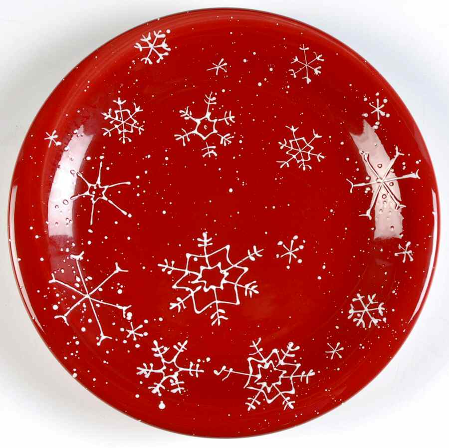 Peppermint Lane Dinner Plate by St Nicholas Square-1