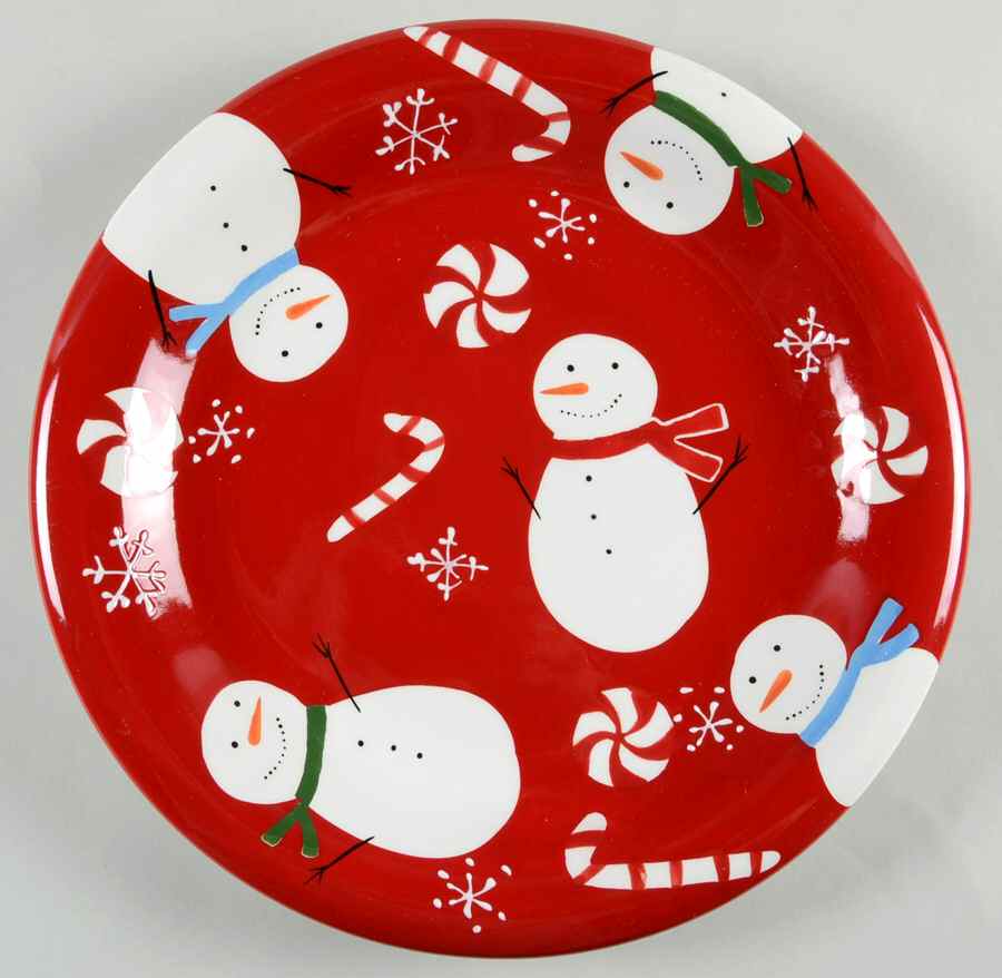 Peppermint Lane Dinner Plate by St Nicholas Square-1