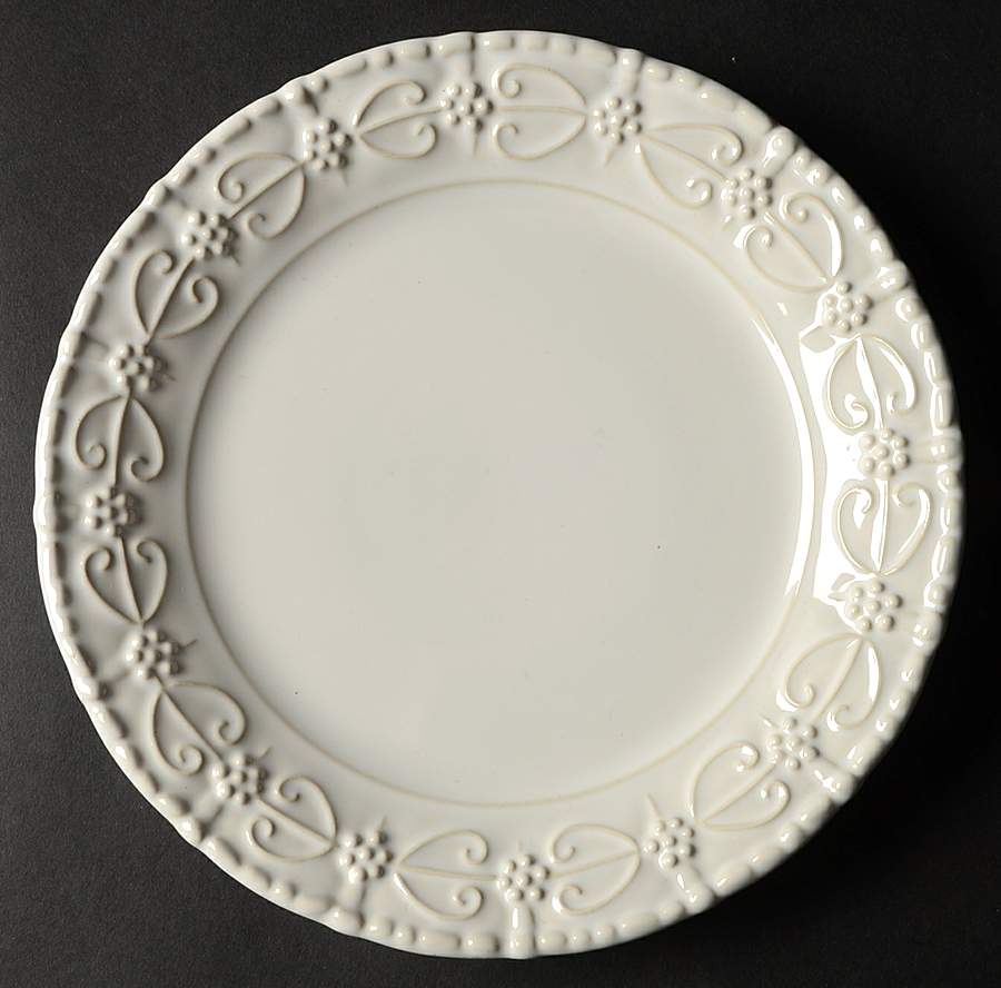 Historia Paper White Salad Plate by Skyros-1